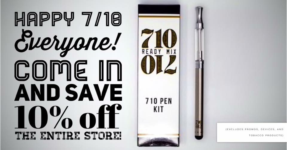 BostonSmokeShop's tweet image. Happy 7/10 everyone! Come in today and save 10% off the ENTIRE STORE! 🔥