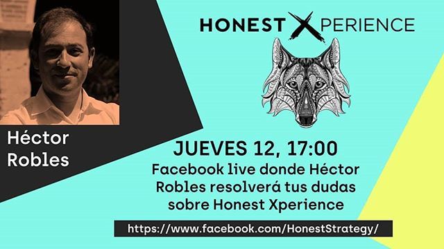 Hector_Robles_'s tweet photo. ¿Intrigado con lo que te puede aportar la inmersión Honest Xperience a ti o a tu empresa?
Este jueves 12 a las 17:00 por Facebook Live te respondo en directo a tus preguntas. Y de paso te cuento los planes que tenemos en Honest Strategy ;)
#HonestStrateg… https://t.co/kABF1l4n2i https://t.co/nchsoggpp6