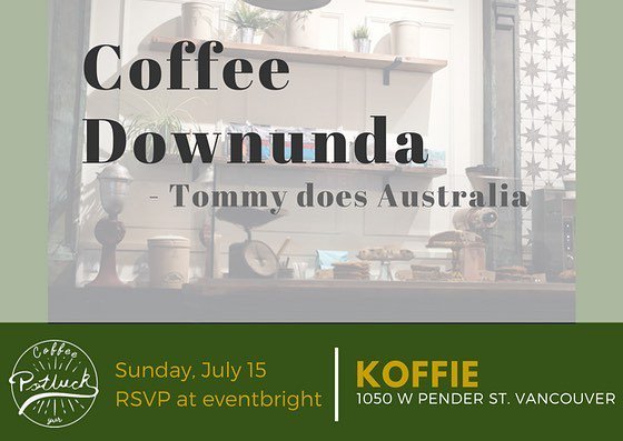 coffeepotluck's tweet photo. 2:30 PM this Sunday! 
Our buddy Tommy has gathered over 8 fresh coffees from Australia &amp; Hong Kong roasters to experience in Vancouver. 
Share, learn, taste... say 👋to Tommy @tkc_ .
.
THIS. IS. SLICK!
.
.

Limited space RSVP link in bio - See you at … https://t.co/ZVrlzjgy9q https://t.co/Trwm8vFiKr