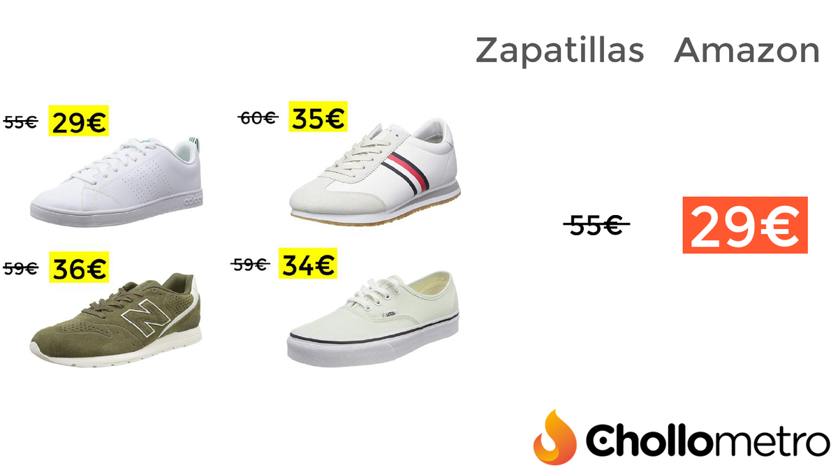 #CHOLLO Zapatillas en oferta en Amazon comenzando en 29€ ➡️ chollo.to/u2fgd