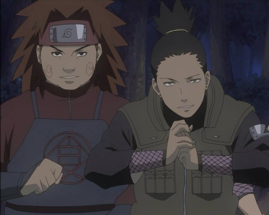 Shikamaru and Choji (Naruto)- meilleurs amis à vie - grande confiance mutue...
