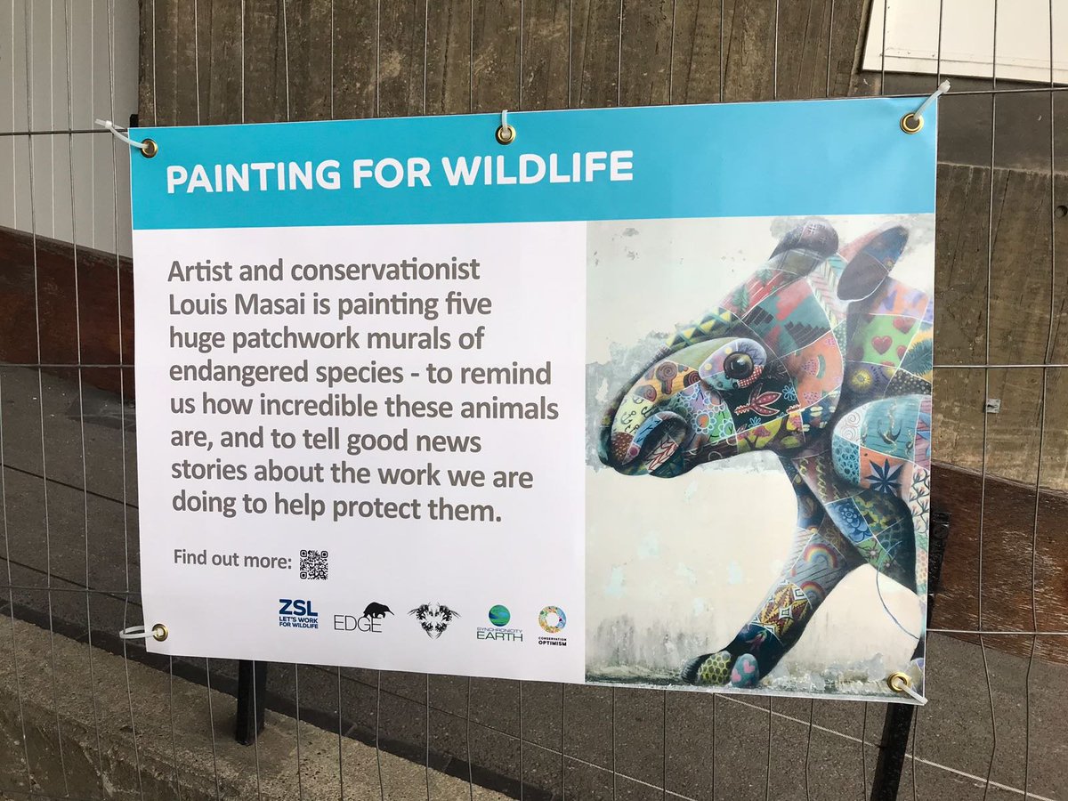 ConservationOptimism (@conservoptimism) on Twitter photo As of tonight, <a href="/louismasai/">Louis Michel</a> has finished 3 of the 5 <a href="/EDGEofExistence/">EDGE of Existence</a> murals that he's currently painting at <a href="/zsllondonzoo/">London Zoo</a>! Hurry to the London Zoo before July 20th to see Louis in action! Learn more about the #conservationoptimism behind his paintings here: conservationoptimism.org/zoomurals As of tonight, <a href="/louismasai/">Louis Michel</a> has finished 3 of the 5 <a href="/EDGEofExistence/">EDGE of Existence</a> murals that he's currently painting at <a href="/zsllondonzoo/">London Zoo</a>! Hurry to the London Zoo before July 20th to see Louis in action! Learn more about the #conservationoptimism behind his paintings here: conservationoptimism.org/zoomurals
