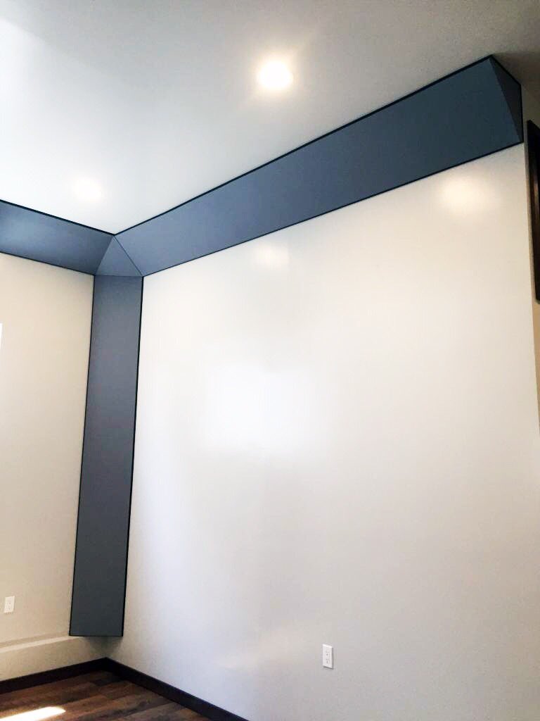 This is a cool fabric wall track system we used to treat the corners of the room.
#acoustic #sound #treatment #woodworking #recordingstudio #recording #studio #wall #track #music #producer