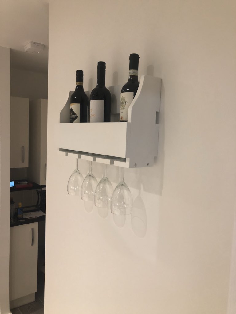 SCcrowther's tweet image. Wouldn’t trust anything other than @GripItFixings to hold up my wine rack on a stud wall. Thanks @JordanDaykin! #diy #trustmeimanengineer #newhome #vino