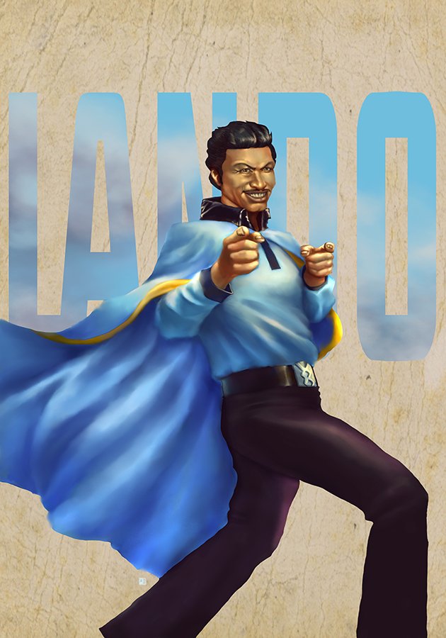 CoffeeWthKenobi's tweet photo. Lando (Credit: https://t.co/8nIEbzuSD0) https://t.co/XYDmJ48q65