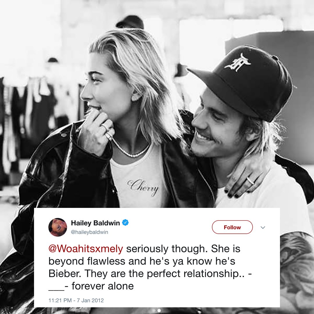 Hailey baldwin's old tweets about justin bieber (and ...