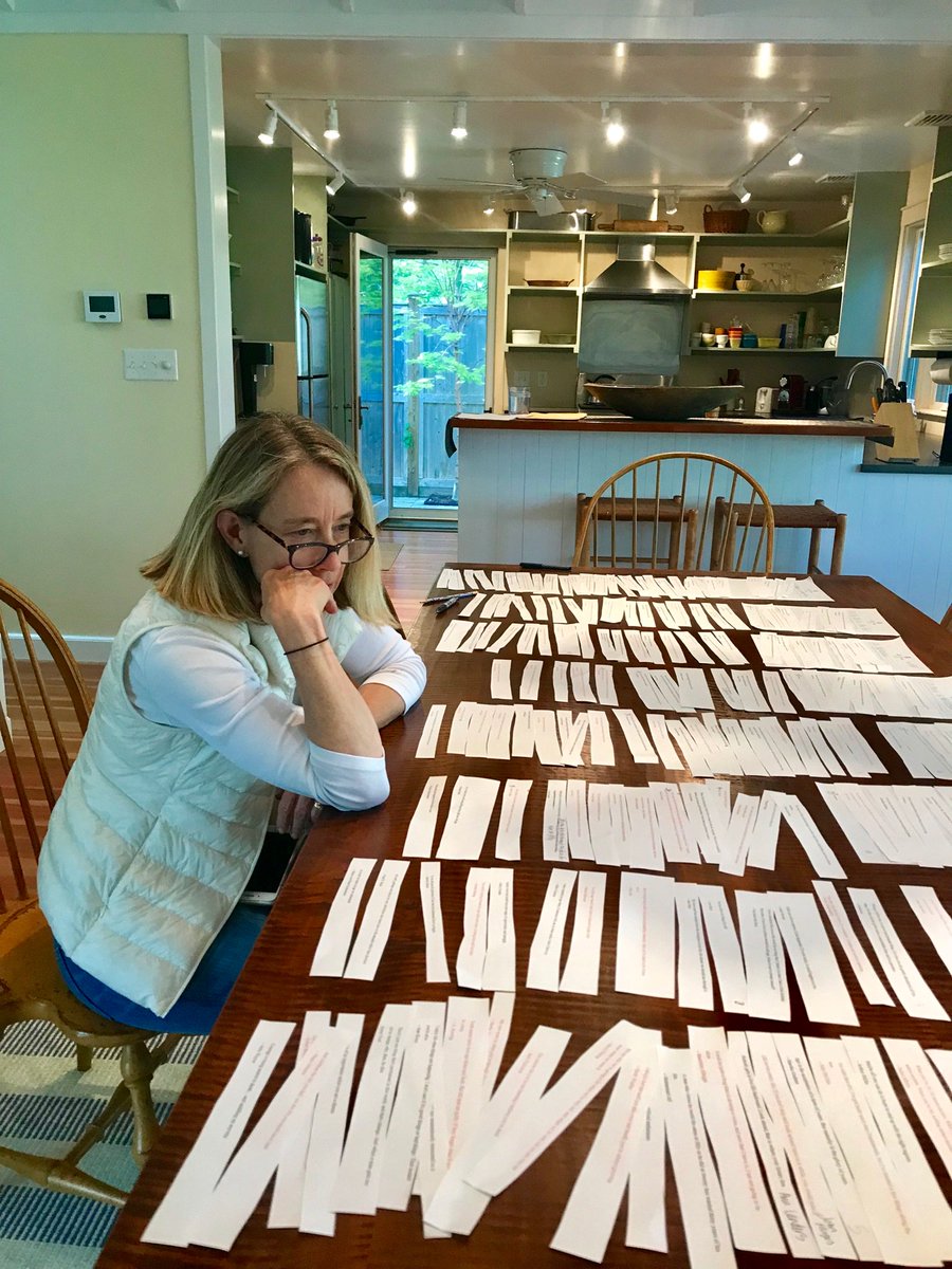 It’s true: @emilyluchetti and I have written a book together! Look for SO WHO’S COUNTING?: The Little Quote Book About Getting Older &amp; Still Kicking Ass Spring ‘19 from <a href="/AndrewsMcMeel/">Andrews McMeel</a>! Here’s Emmy at work. Believe us: Older is getting younger all the time!