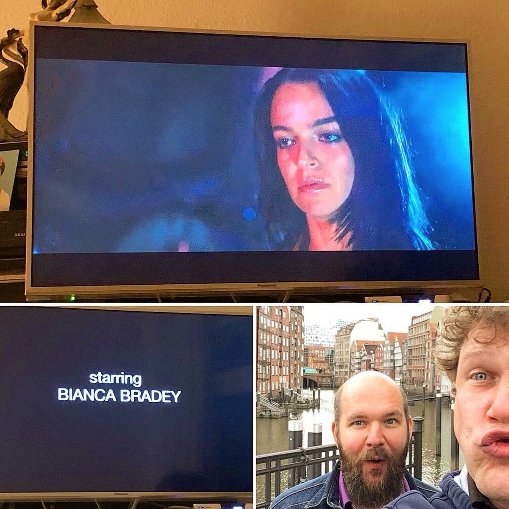 violent_starr's tweet image. Producer and Director are watching a rough cut (without the spaceships). Looking good so far. #triggering #creatures #starwars #scifi #sciencefiction #roughcut #editing