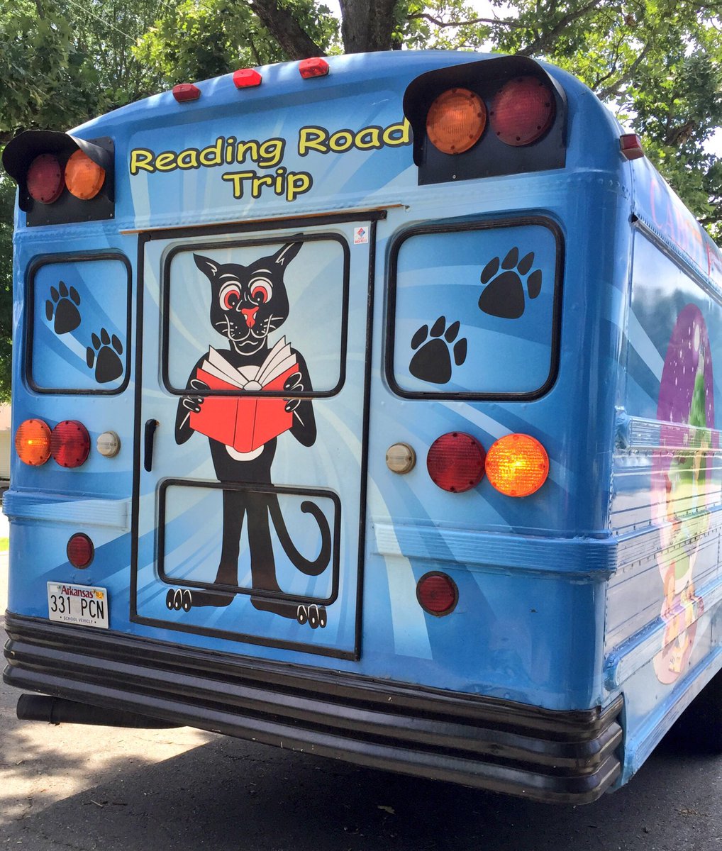 The <a href="/cabotsd/">Cabot Public Schools</a> Bookmobile is heading out for NEIGHBORHOOD ROUTES!!! 
We are on Thunderbird Dr now!  

Then, we will head to Moon Rd and Emily Cir.  

Watch for updates on our location tonight!