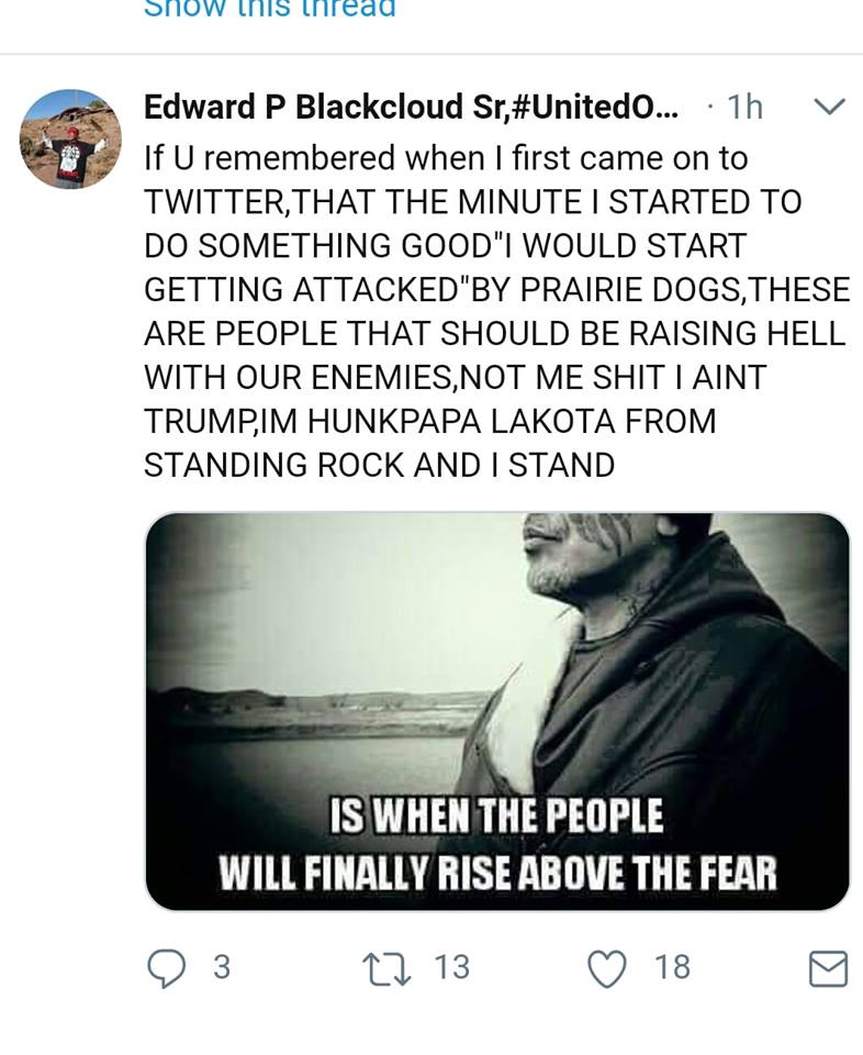 RustyWhitehead's tweet photo. @BlackcloudSr U threaten ppl's lives & cry abt getting "attacked" on Twitter? BS! u'r mad @ ppl tellin #Truth & showin #Proof. U'r a #COWARD. Come threaten me 2 my face, Coward #EBCchallenge Come on lil boy, u remember the way 2 TN, bring it, bitch. #ConMan #OpenWarrants #SCUM https://t.co/EKpFlOO2hL
