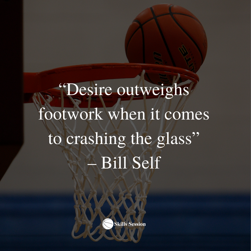 SkillsSessionBB's tweet photo. “Desire outweighs footwork when it comes to crashing the glass” – Bill Self

#quotes #basketball #skills #basketballskills #coaching #coach https://t.co/upmBOPhC7a