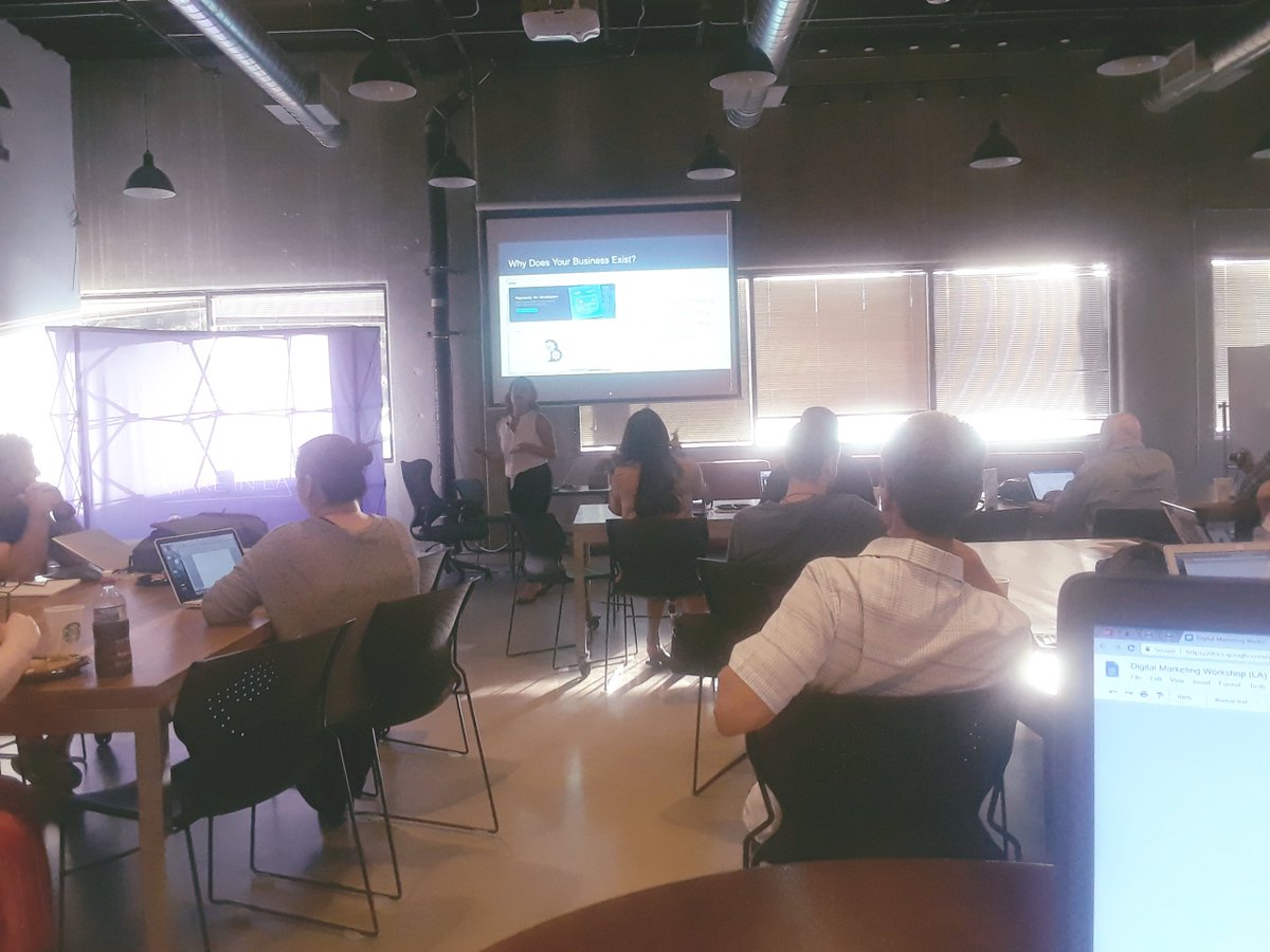 ToolboxLA's tweet photo. "The key to creating great social media content is creating shareable content." - Raychel Espiritu at our Digital Marketing Workshop here at Toolbox LA ๐ช๐
#toolboxla #socialmedia #makeinla https://t.co/jFT8je9NFf