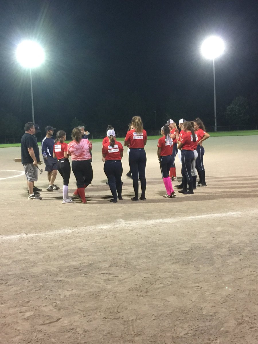 MSWRepSoftball's tweet photo. Practice night before we hit the road to qualifiers this weekend in Windsor. Thank you to our platinum sponsors @ErinMillsMazda @407_ETR. Your support is so appreciated. #Canes https://t.co/nXyUe6yWrt