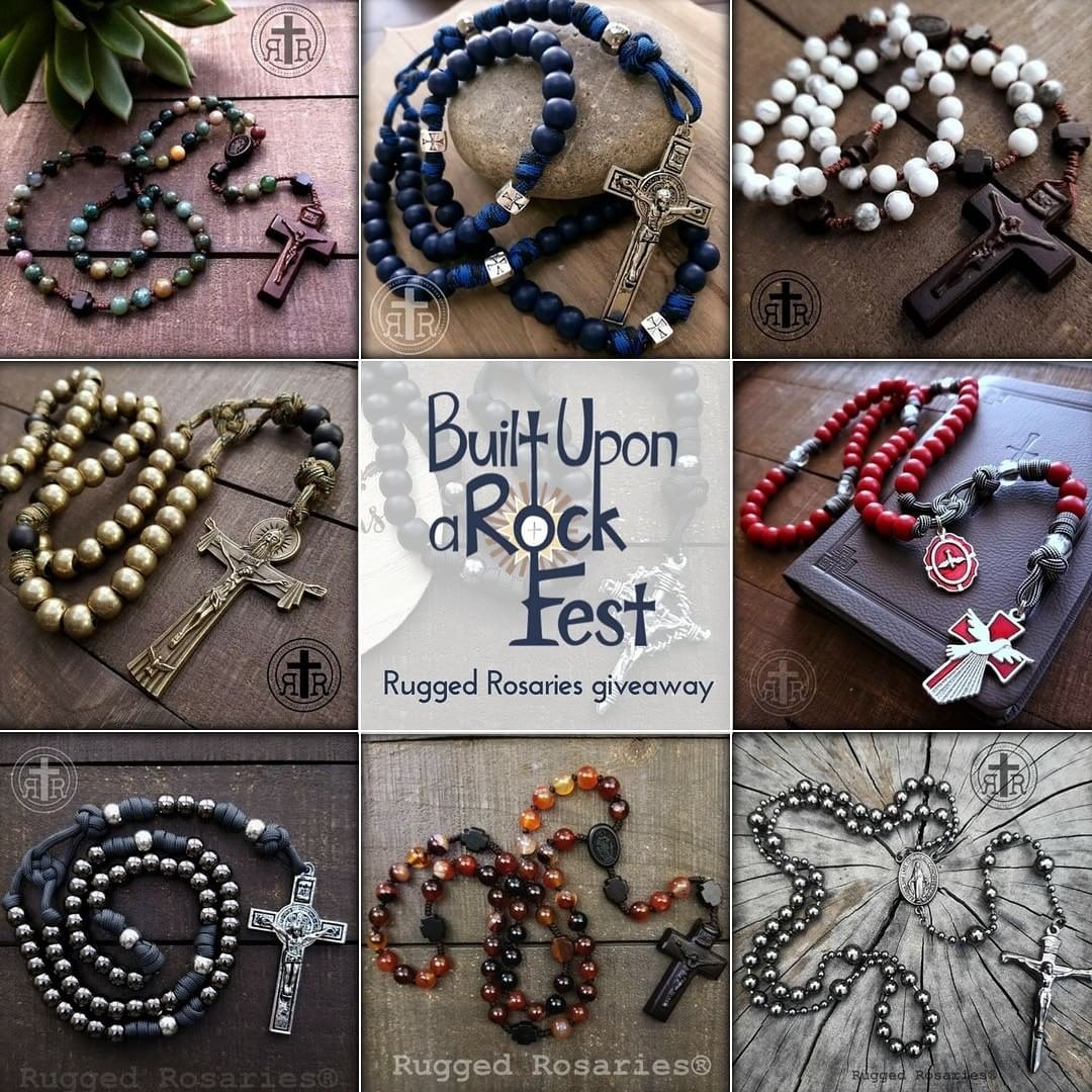. @builtuponrock is giving away Rugged Rosaries. Go check out how to enter at bit.ly/RRBuilt