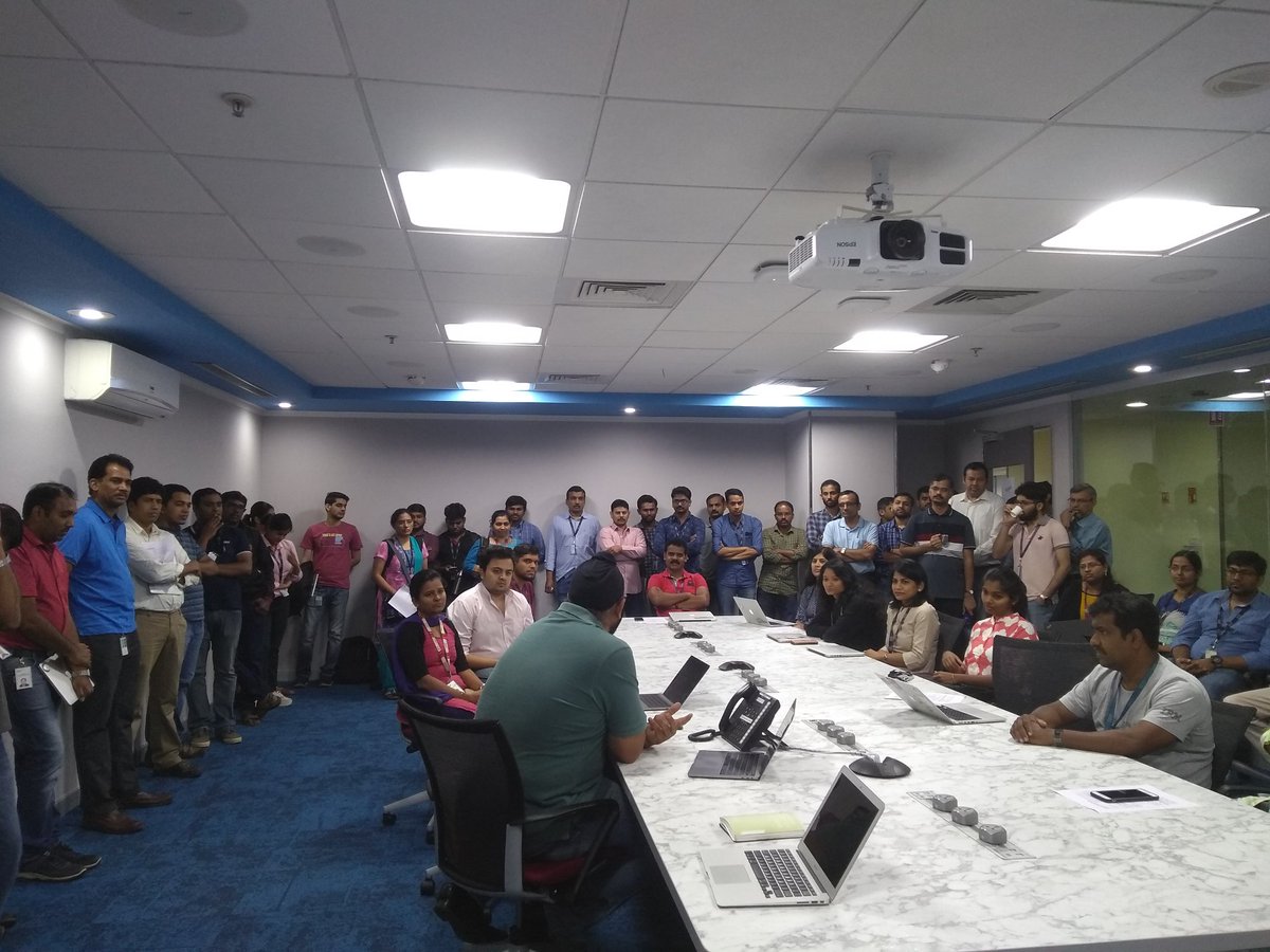 ZarinDarashaw's tweet image. Super excited IBMers from India Software Labs join @gsharma_15 for the kick-off @CallForCode Hackathon at EGL. Get, set, go guys. #codeforcause @ibm_in