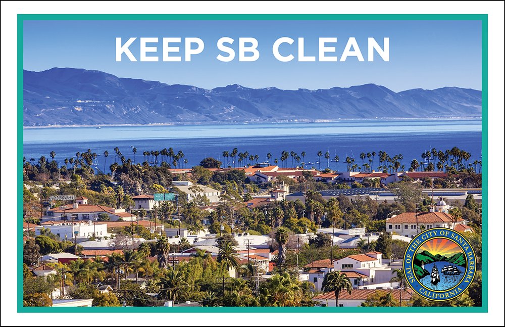 SustainablySB's tweet photo. We recently mailed out a #CleanSB 🌅 postcard to City of #SantaBarbara residents with helpful information on how to keep our community clean. Download or print your own in English or Spanish here: https://t.co/IrzMh2moH6 @SBCity https://t.co/ScBfHvYIw1