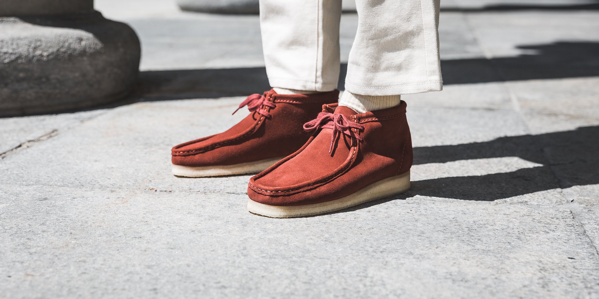 nut brown wallabees
