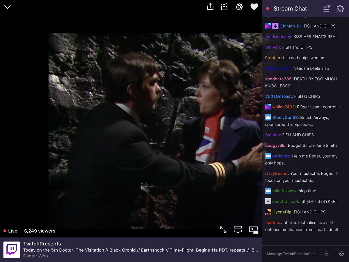 WhoHats's tweet image. ‘Budget Sarah-Jane Smith’
#TimeFlight on #DoctorWhoOnTwitch reactions. #DoctorWho