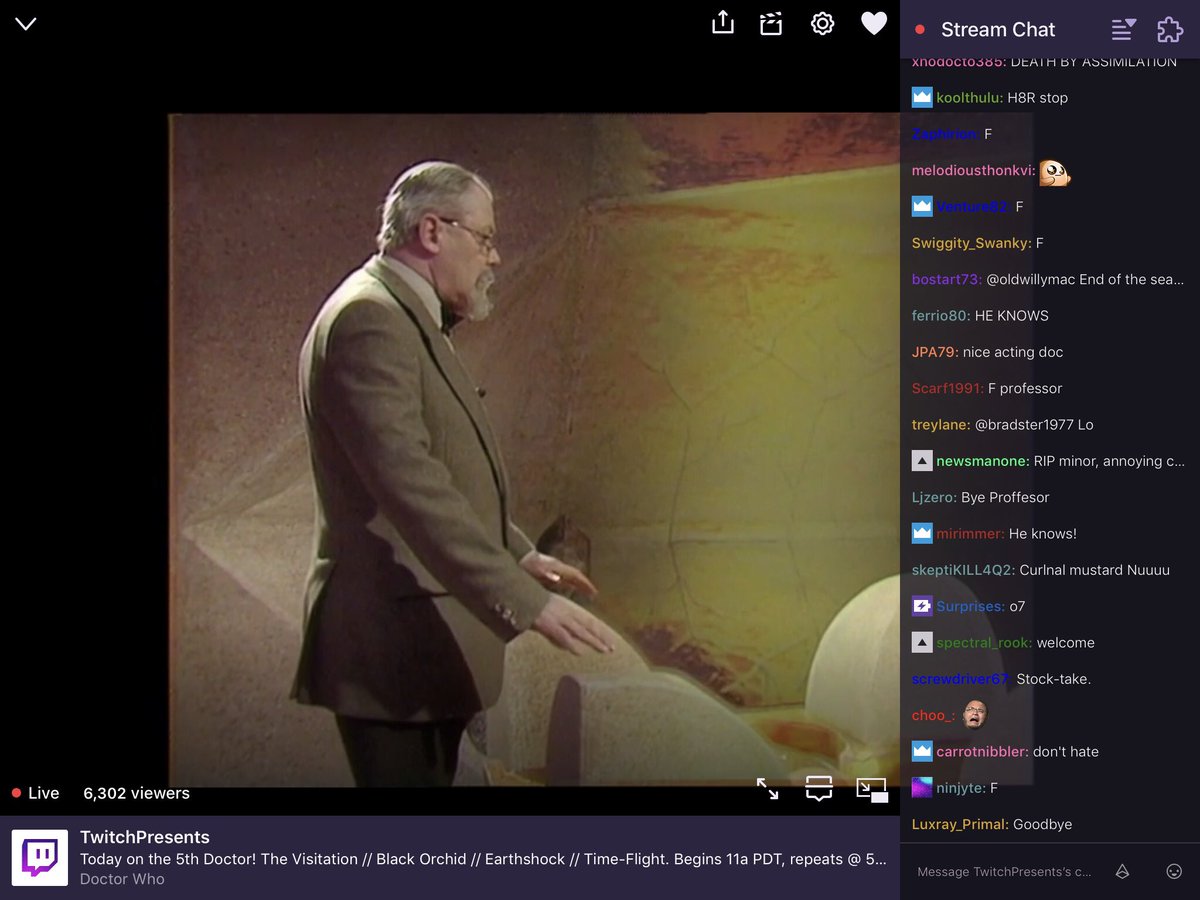 WhoHats's tweet image. ‘Budget Sarah-Jane Smith’
#TimeFlight on #DoctorWhoOnTwitch reactions. #DoctorWho