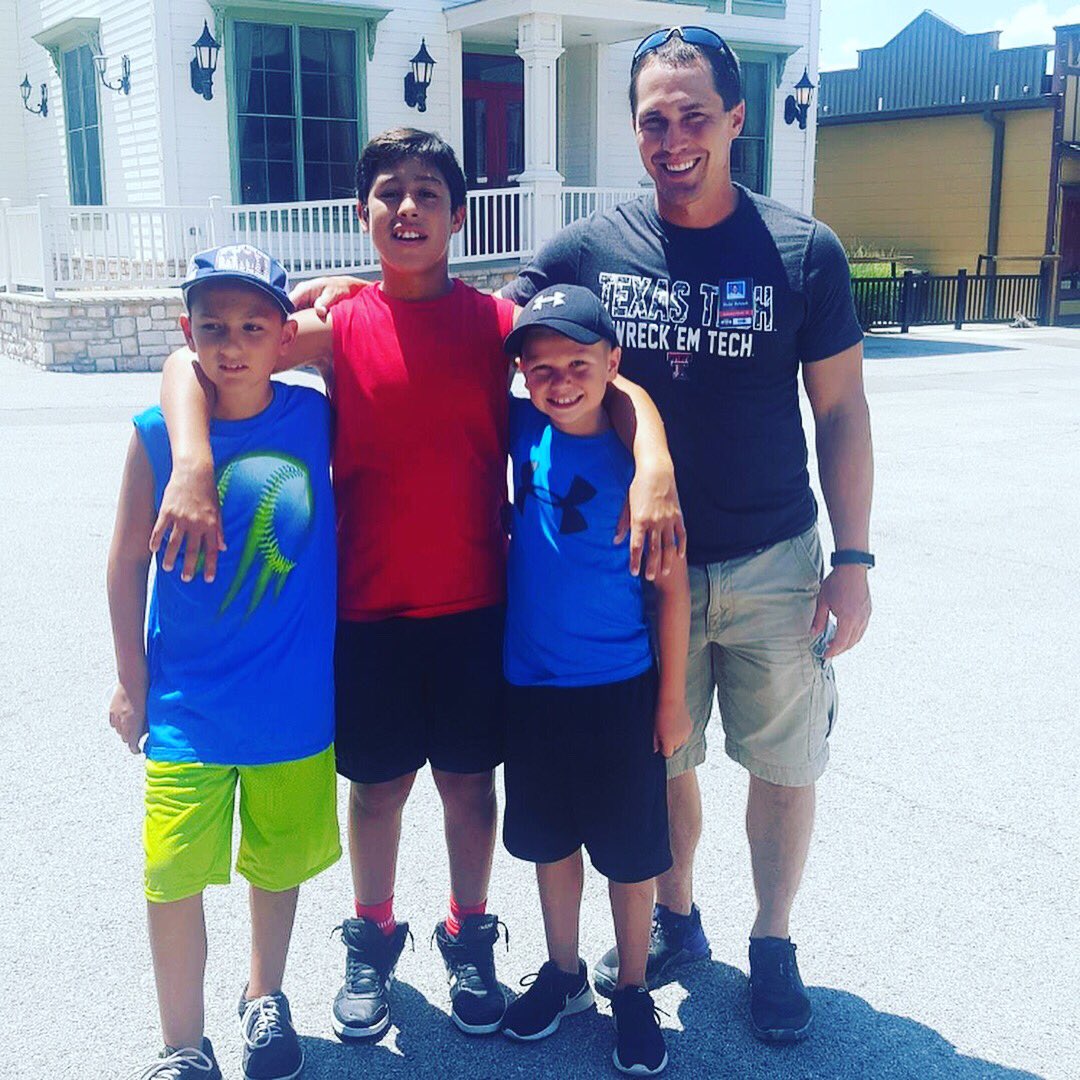 CCWheelertx's tweet photo. Having a blast with these boys this morning and someone even lost a tooth! Headed to the lake with the girls! Everyone is super excited for chapel tonight and we know that we're going to be blessed!! #DryGulchUSA #DG18 #thegreatrescue https://t.co/RMf2LHvRwf