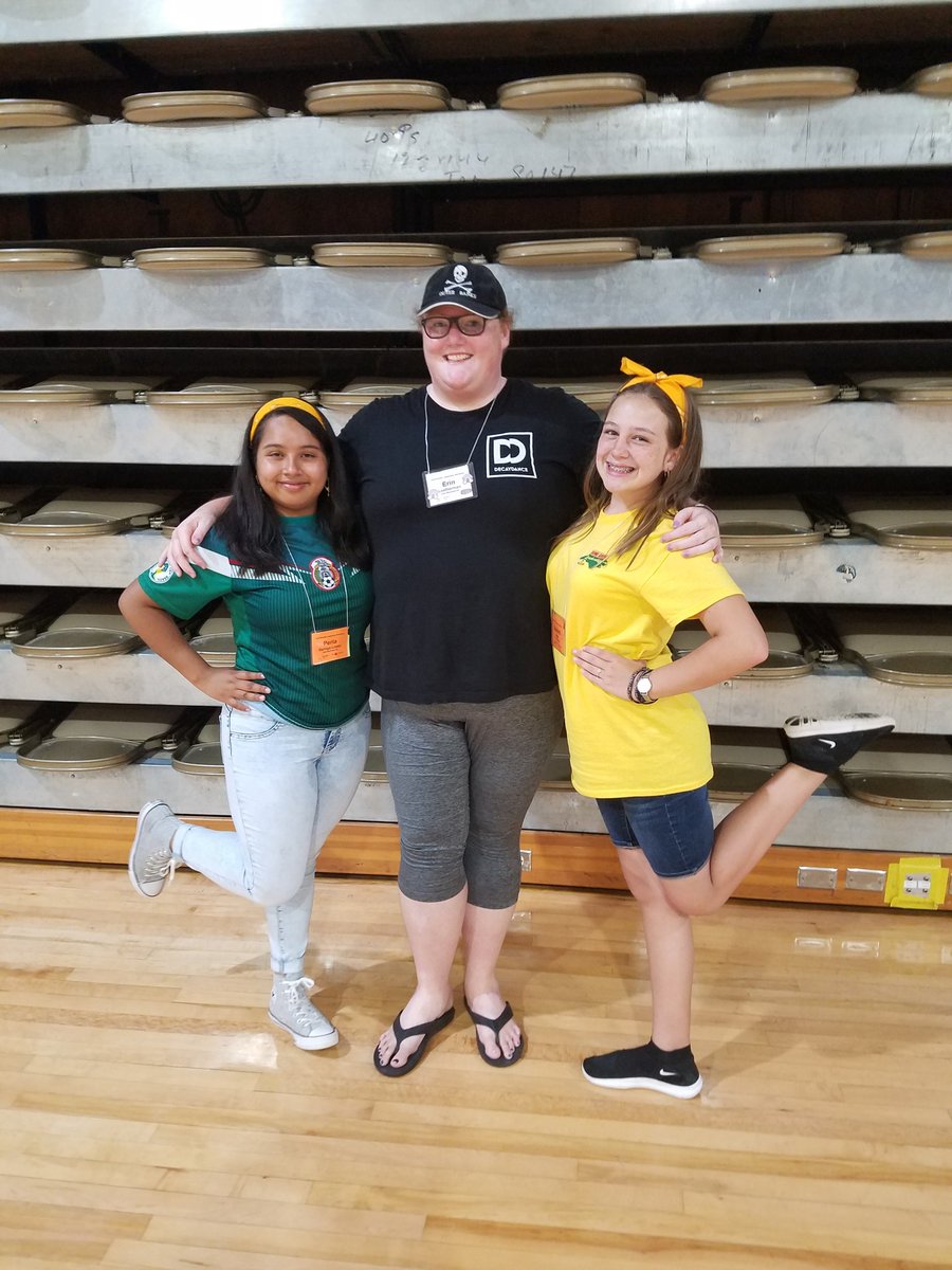 ELeatherman's tweet photo. Having the best time with our Student Body President and 7th Grade Vice President @NCASCnew Summer Workshop. @EMMS_McDowell #EMMSStuCo #Leadership https://t.co/ZFx6E1Ftk9