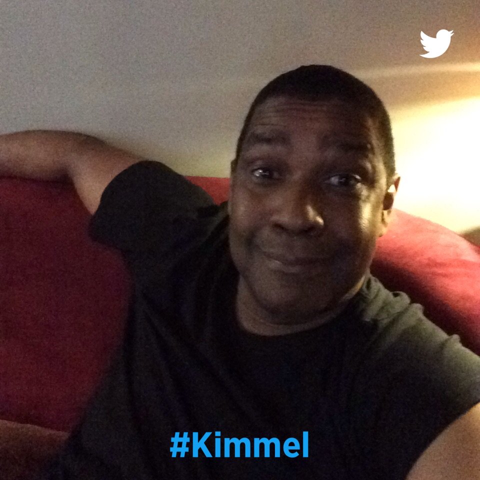 StudioFilmGroup's tweet photo. “@JimmyKimmelLive: Backstage at #Kimmel with Denzel Washington #TheEqualizer2 https://t.co/m5BnhKjcdP”