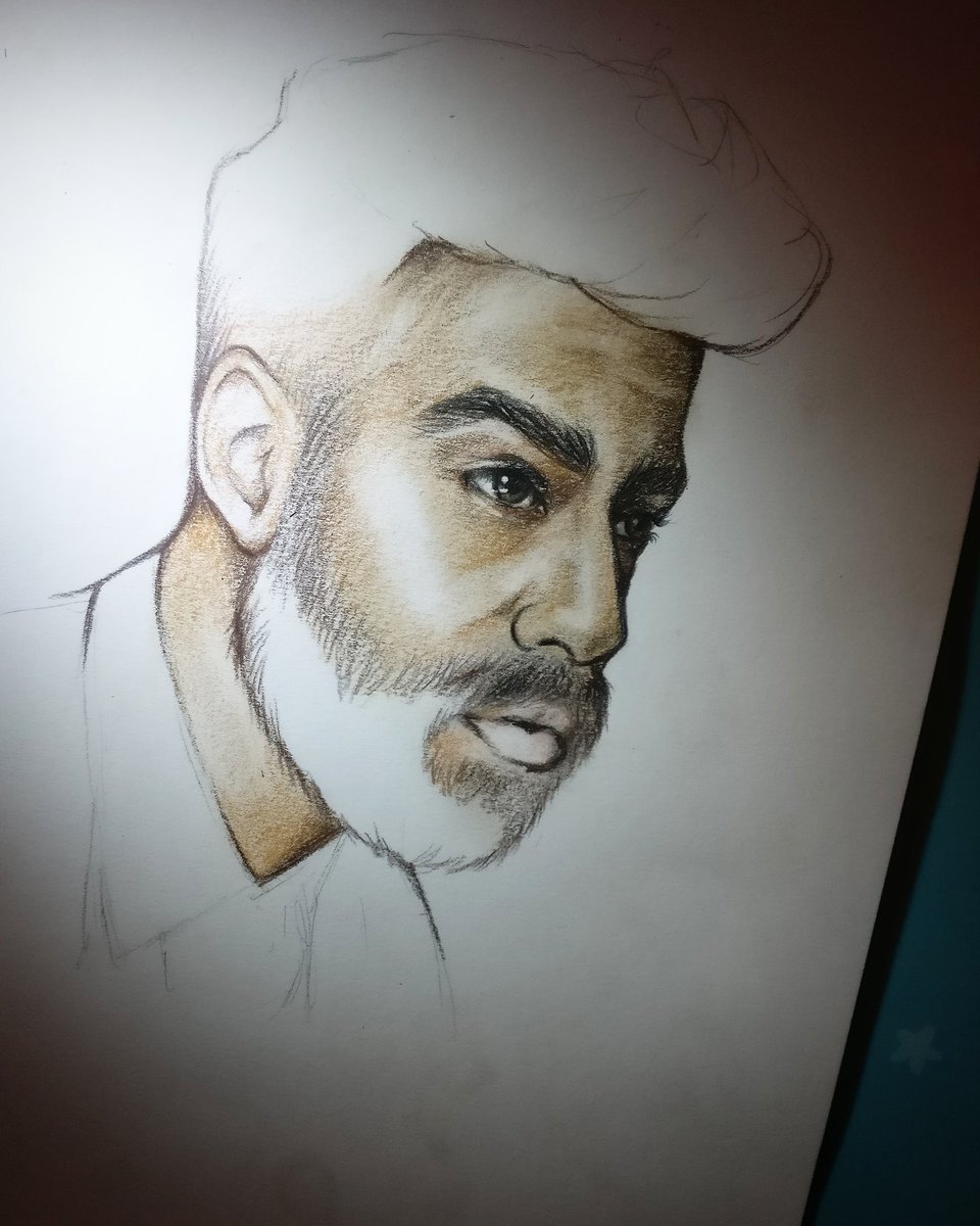 ivyemeritus's tweet image. Started my drawing of @RahulKohli13 though I'm currently struggling to draw the lips properly atm 😣 regardless, I'm pleased with the progress so far.  #izombie #rahulkohli #ravichakrabarti