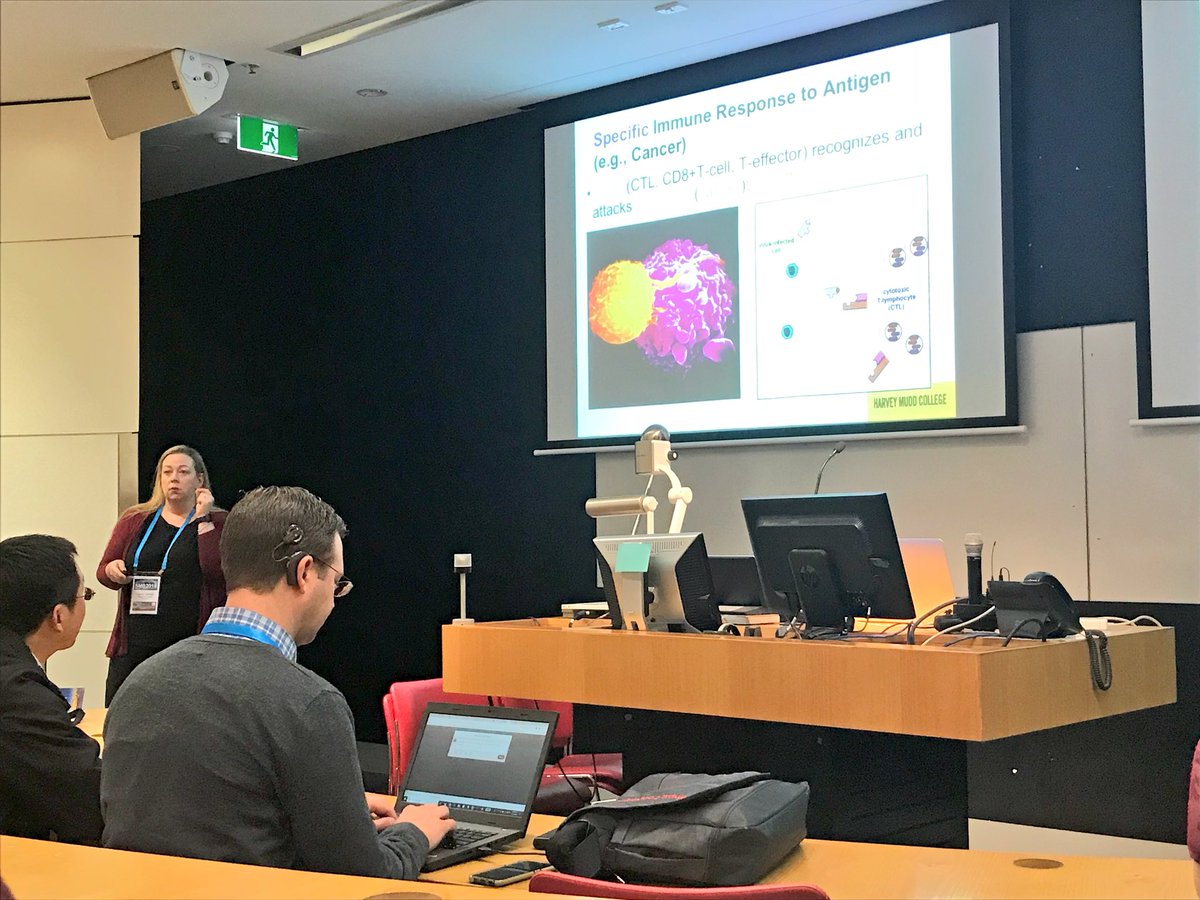 SMB - Society for Mathematical Biology (@smb_mathbiology) on Twitter photo <a href="/ldepillis/">Lisette dePillis</a> gives a great boot camp in immunology. Difference between innate and adaptive immunity. NK cells, effector T cells, regulatory T cells, dendritic cells. #Mathematical #BIOLOGY indeed. #SMB2018 <a href="/ldepillis/">Lisette dePillis</a> gives a great boot camp in immunology. Difference between innate and adaptive immunity. NK cells, effector T cells, regulatory T cells, dendritic cells. #Mathematical #BIOLOGY indeed. #SMB2018