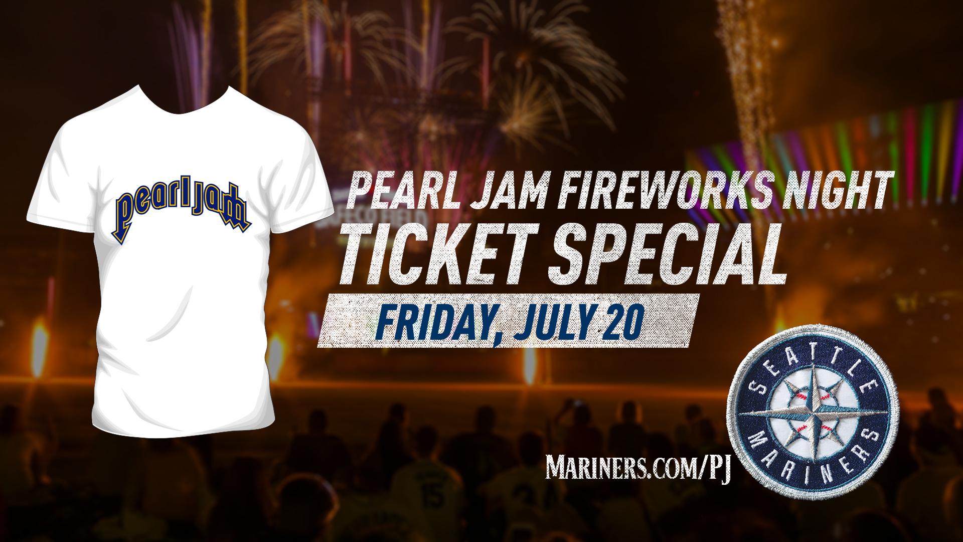 X \ Seattle Mariners على X: LAST CALL! Join us for Pearl Jam