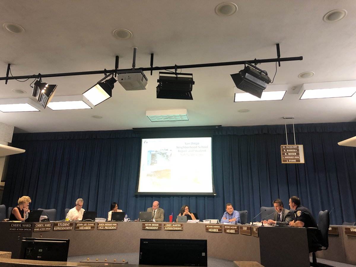 Lemmonsdtrades's tweet image. Once again, voicing support for a proposed bond measure that will improve the lives of @sdschools students.  Cuz #StudentSafetyMatters #BetterClassroomsMakesBetterStudents   Thank you Trustees for being bold, for being brave, and for prioritizing students.