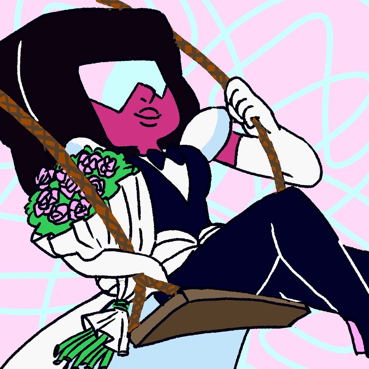 SpillyInks's tweet photo. Day 10. Garnet!

#stevenuniversefanart #stevenuniverse #stevenuniversegarnet #stevenuniversegarnetfanart #garnet #gem #crystalgem #crystalgems #rubyandsapphire #fusion #gemwedding #strongerthanyou #cartoon #fanart #cartoonnetwork #digitalart #firealpaca https://t.co/oZOWvkwm7P
