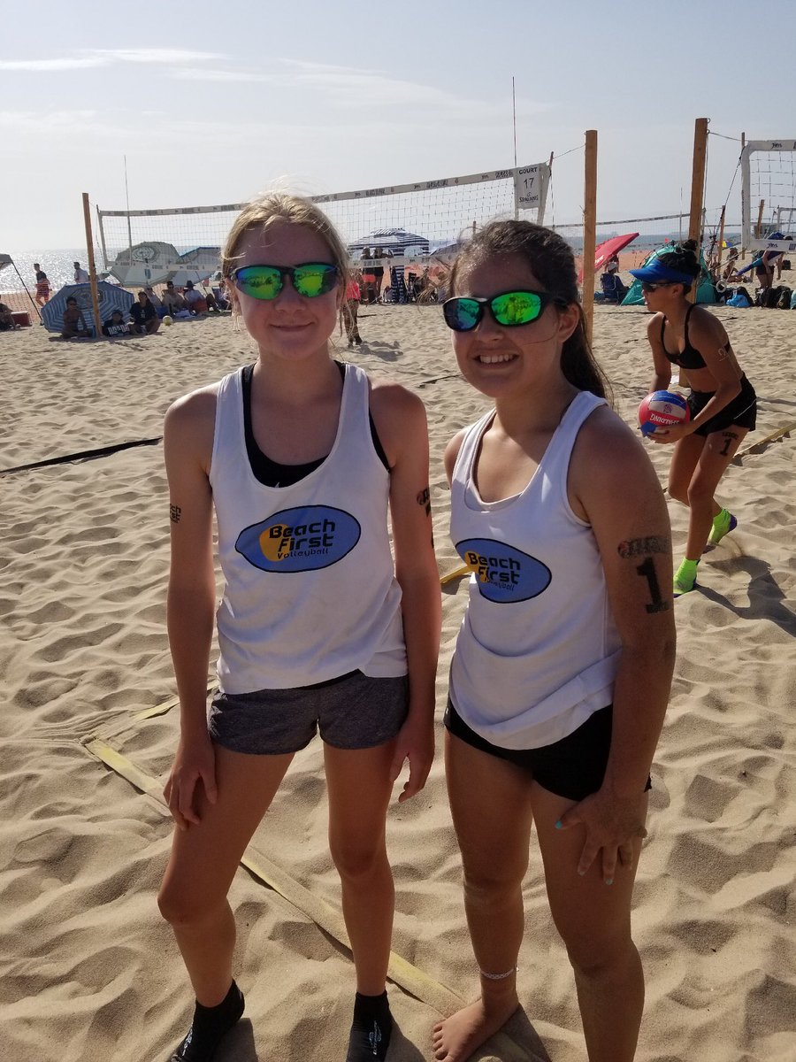 BeachFirstVball's tweet photo. Good job to 14s Carolyne/Selina Kaylee/Alyssa and Mae/Brooke in aau nationals today at Hermosa Beach! https://t.co/v8bd5xEwmb