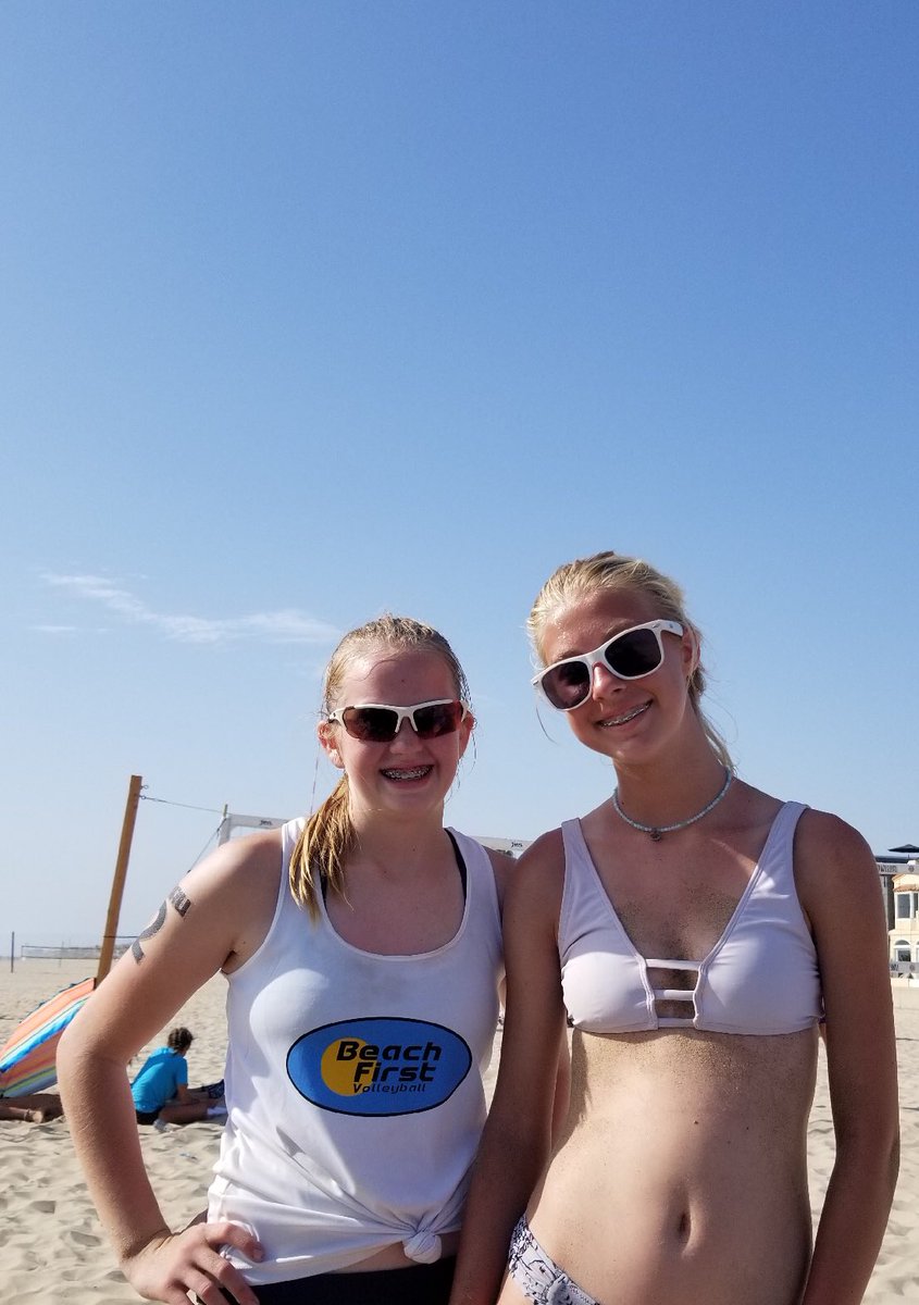 BeachFirstVball's tweet photo. Good job to 14s Carolyne/Selina Kaylee/Alyssa and Mae/Brooke in aau nationals today at Hermosa Beach! https://t.co/v8bd5xEwmb