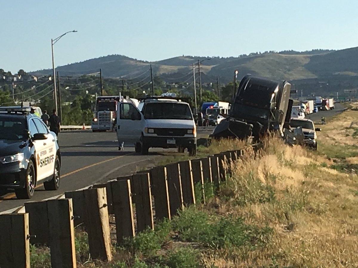 I70 eastbound is diverted to 6th Ave in Golden due to a multi vehicle