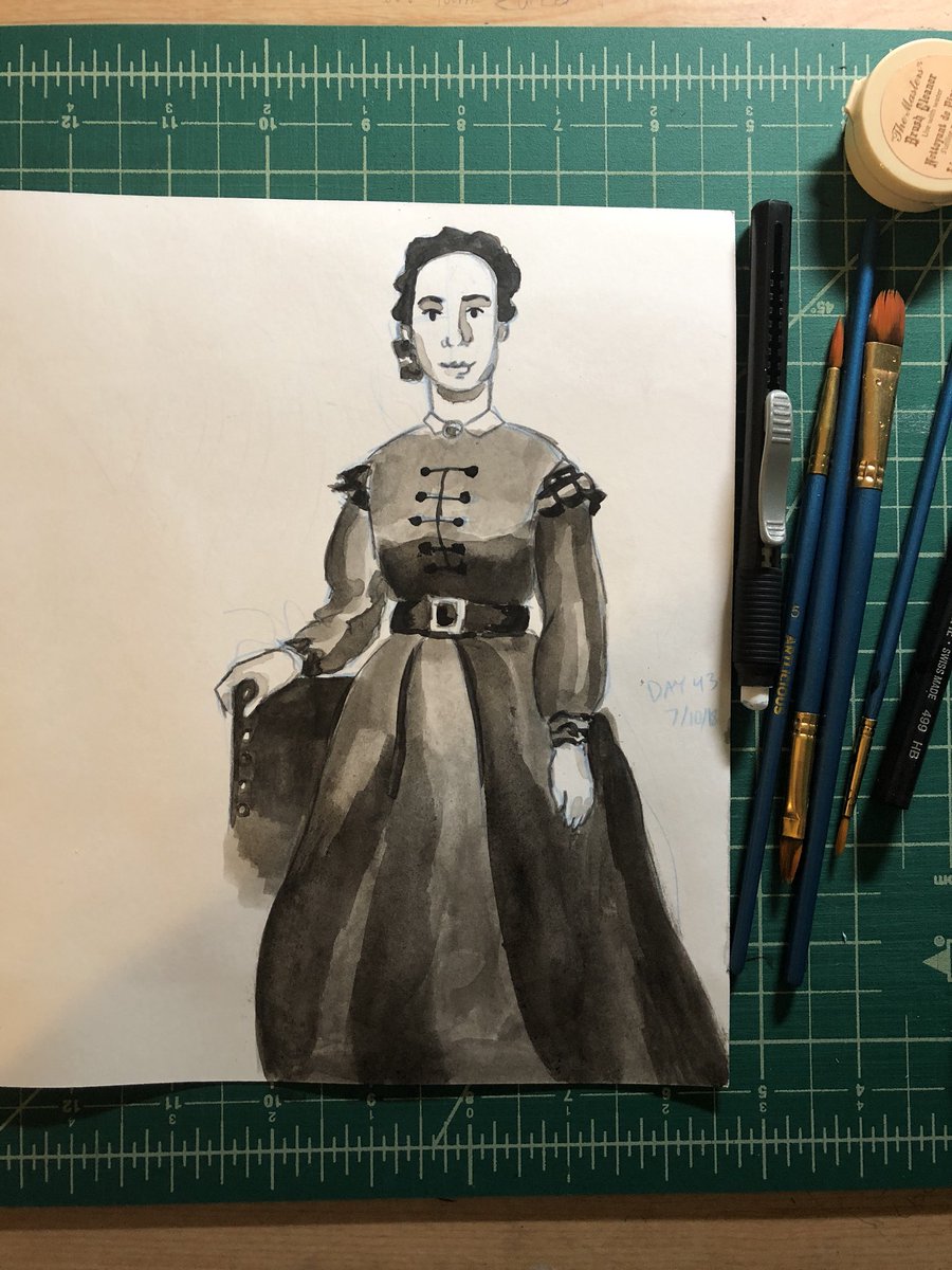 lorryjamison's tweet photo. The current view from my drawing table
.
.
.
.
.
#willjamison #willjamisonart #inkwash #inkwashdrawing #inkwashes #drawsome #draweveryday #dailyfigure #blackandwhite #characterstudy #victoriandress #victorianengland #victorianera https://t.co/x6x7Tss963