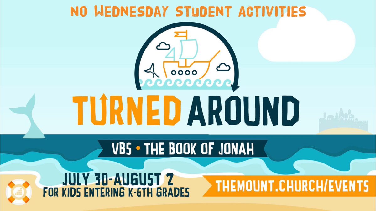TheMountUtes's tweet photo. VBS Training Tomorrow at 6:30 PM in the Student Worship Center! No student activities! #TheMountStudents #themountchurch #kellerTX #turnedaround https://t.co/kMoYjXOrSs
