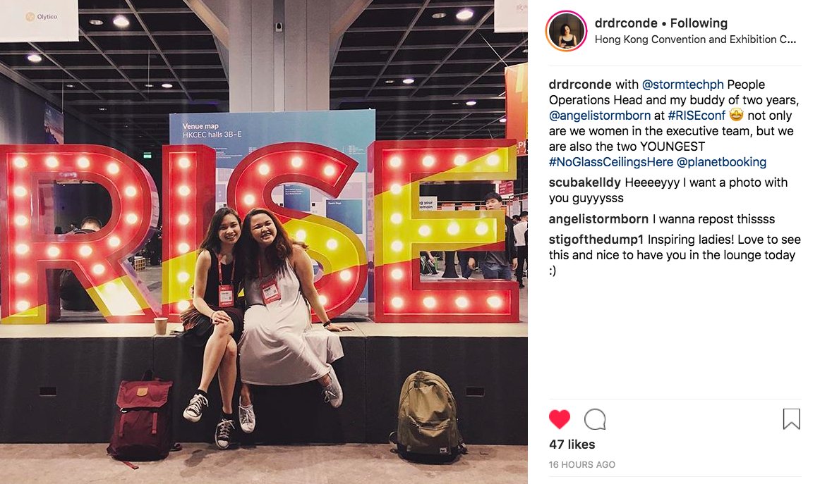 STORMTechPH's tweet image. #NoGlassCeilingsHere in STORM. Reposting this from Deirdre&apos;s IG feed.

Fun fact: More than half of STORM&apos;s Executive Committee members are women.
Another Fun Fact: These two ladies are the youngest in the group!

Follow us on IG (@stormtechph) for more #STORMlife updates!