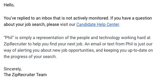 LanaCar's tweet photo. So disappointed to find out my "helpful" recruiter was just a bot. But that explains a few things now... 🤔 Like did you even READ my LinkedIn profile?! 😆 https://t.co/FcNCj761HK