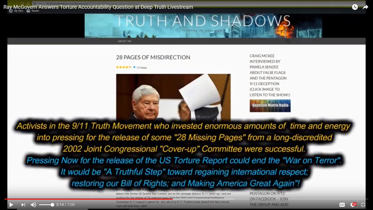 truthtroubadour's tweet image. #TruthTroubadourBlog @raymcgovern #TortureAccountability #DeepTruth truthtroubadour.blogspot.com/2018/07/ray-mc… 
#911Truth #torture @truthandshadows #journalism #memoryhole #Mockingbird #WarOnTerror #FreePress #propaganda #whitewashing #bipartisan #911CommissionReport #Truth #COG #MAGA @NoLiesRadio