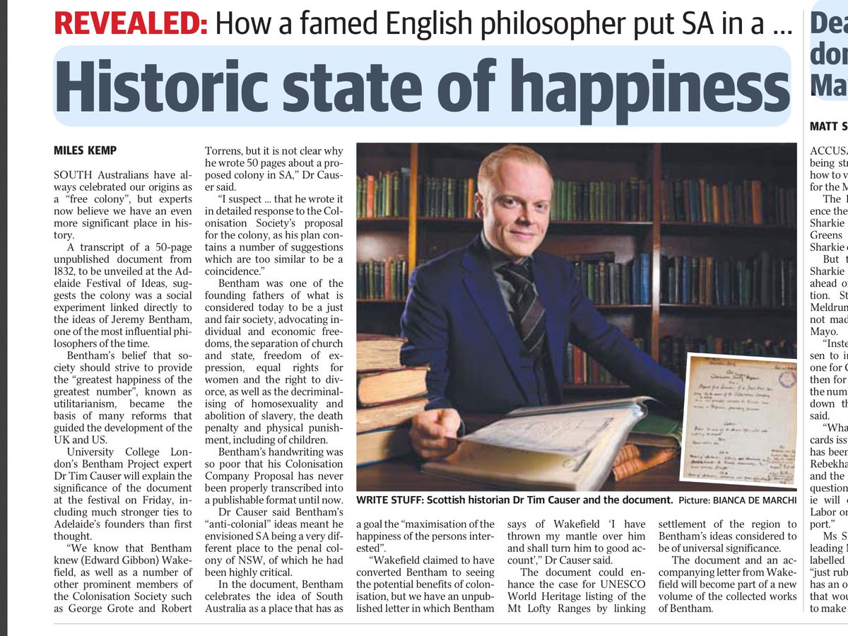 TorrenspressCom's tweet photo. It is all happening at the Festival of Ideas in Adelaide.
Come to UniSA  Hawke Centre Friday morning at 11.30 to hear why Adelaide and South Australia are so special.

AND much more awaits you in Behind the Streets of Adelaide - go to https://t.co/LwCmJIt6R1 to find more https://t.co/eI5nSVh3b6