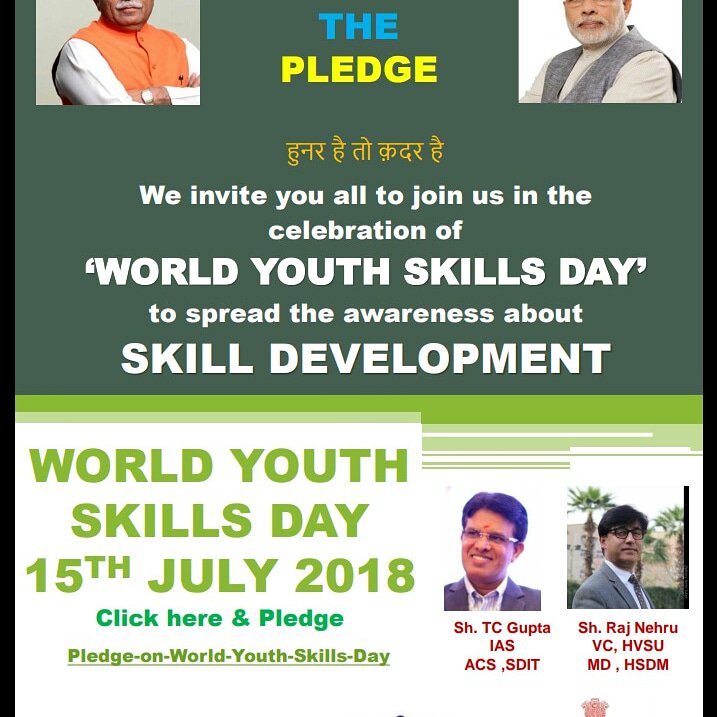 rajnehru33's tweet photo. "Sign a Pledge" and  Support and Promote Skill Development.
The link for the on line pledge is given below. 
https://t.co/50NFgEvCWf
@PMOIndia @narendramodi @cmohry @dpradhanbjp @IndiaToday @mlkhattar https://t.co/QQlRMgH1rM