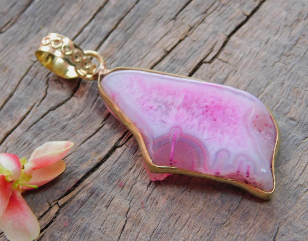 Excited to share the latest addition to my #etsy shop: Handcraft Brass Pink Druzy Agate Pendant, Ethnic Pendant,  Brass Pendant, Beautiful Designer Pendant, Artistic Handcrafted Druzy Pendant #jewelry #necklace #gold #brass #boys #onyx #pink #people #boho etsy.me/2N6eOtR