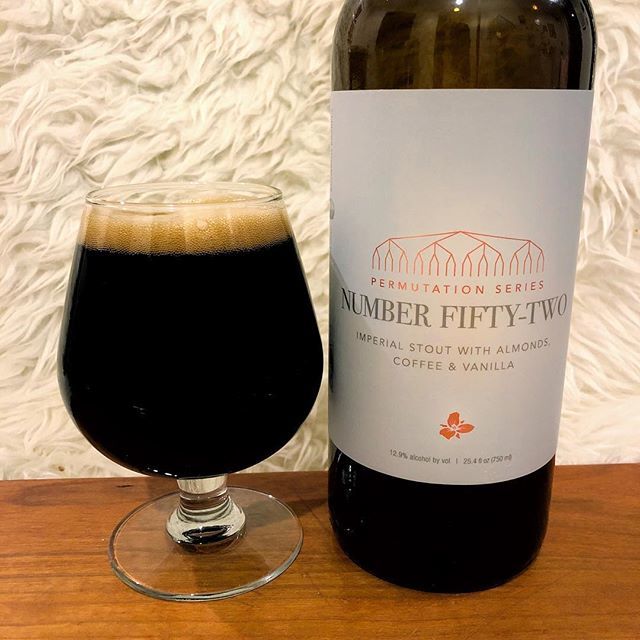 52 weeks in a year?  @trilliumbrewing Permutation 52 being an amazing Imperial Stout (one of my favorite styles, and several of my favorite adjuncts). Coincidence? I think not! #beer #craftbeer #drinkcraftbeer #bostonbeer #localbeer #bigbeer #stout #impe… ift.tt/2zzc72i