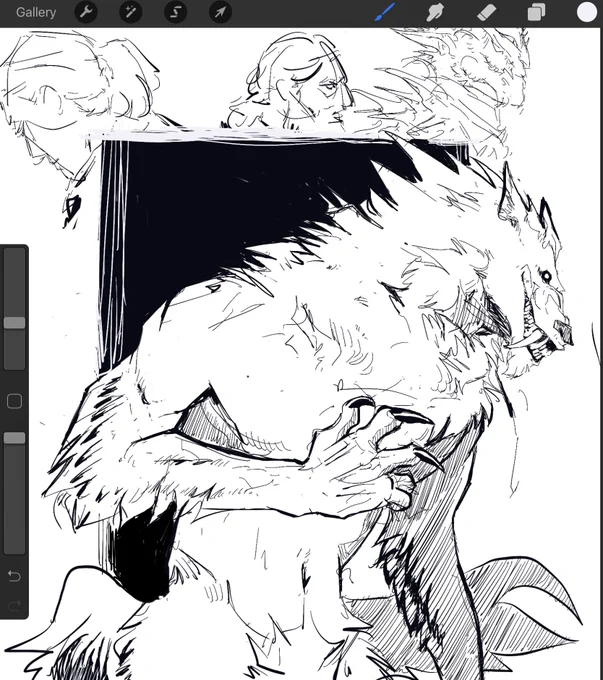 werewolf during lunchbreak 