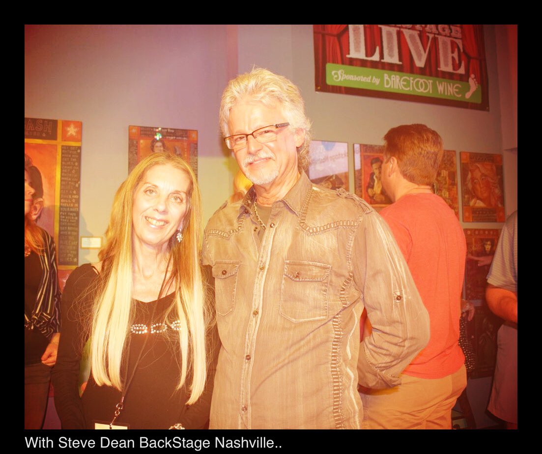 Me with Singer Song Writer Steve Dean atBackstage Nashville.. After some Tennessee Whiskey and some Bubbly Teary eyed after Steve singing a song about Vietnam.. It just got to me!
Great afternoon !