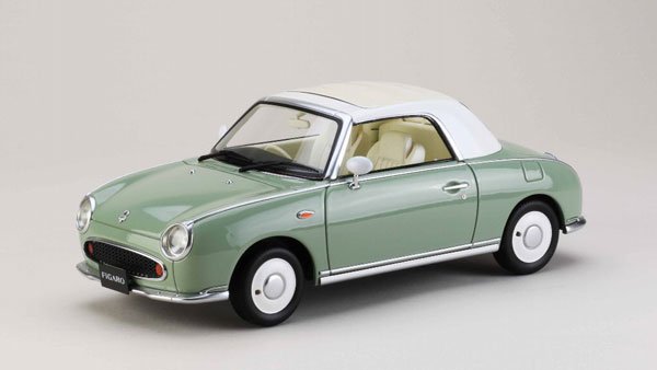 1/18 HobbyJapan　ホビージャパン 日産 フィガロ　ペールアクア