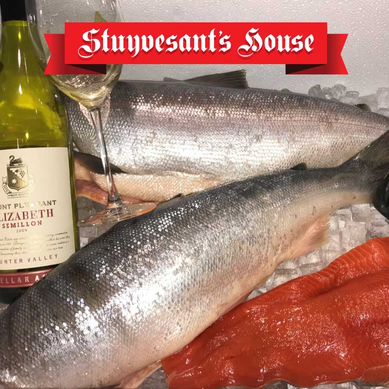 For the first time - just arrived fresh today. Wild Sockeye Salmon from Alaska! #wildsockeyesalmon