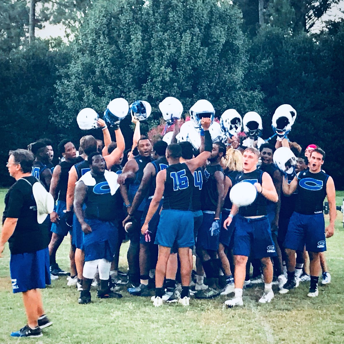 Thanks Clayton High School for coming out to 7 on 7. Best of luck this fall! @THEClaytonHS #7on7 #psfootballcamps