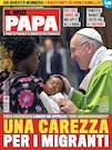 Bella eh la foto di copertina del nuovo numero di Il mio Papa?