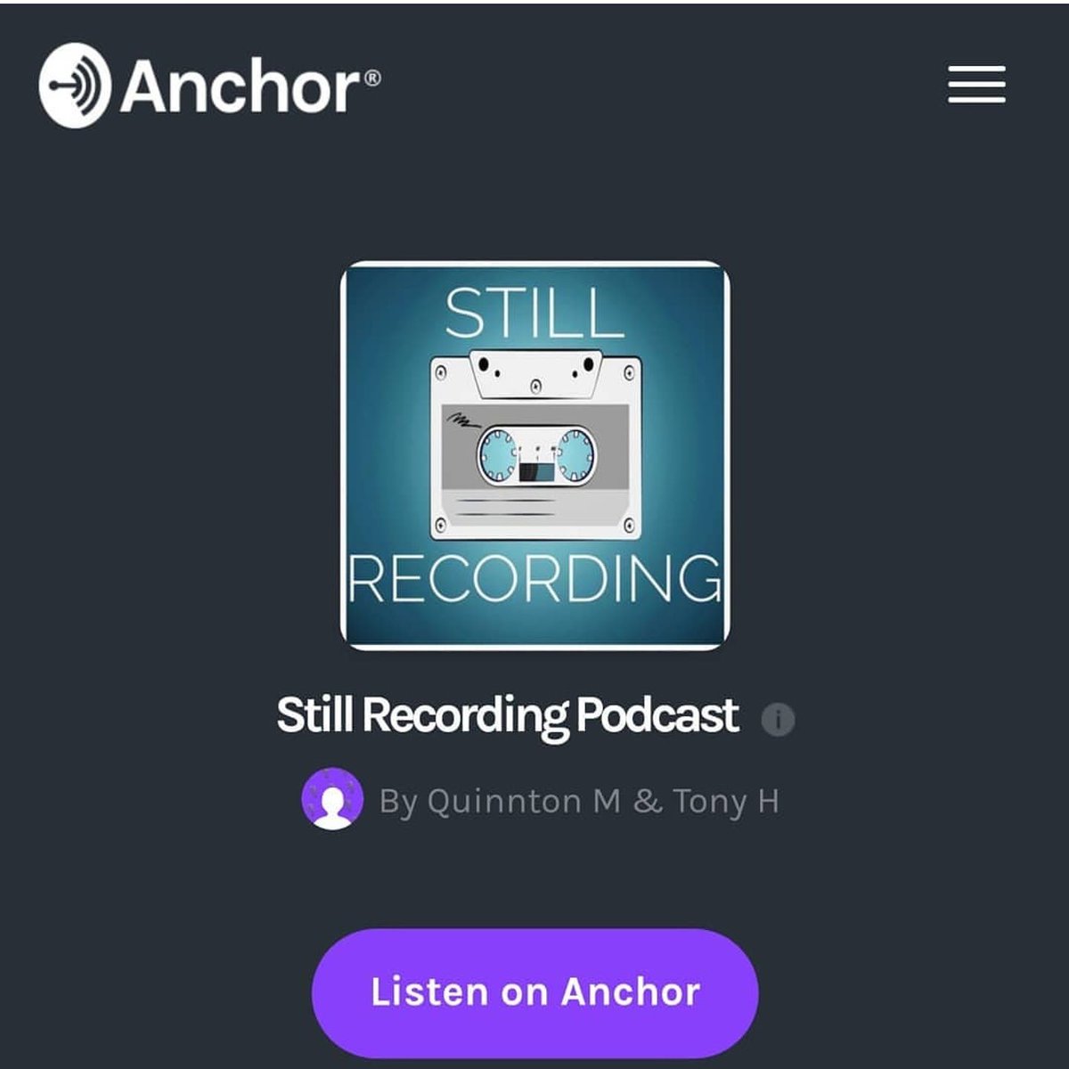 StillRecording's tweet image. NEW EPISODE IS NOW LIVE!! #PleaseSubscribe #AnchorFM #Podcast #2DudesTalking
